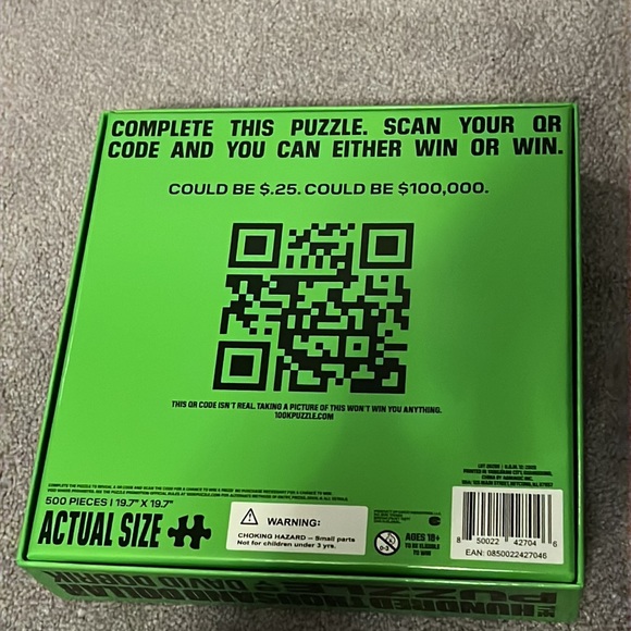 The Hundred Thousand Dollar Puzzle by David Dobrik - Picture 2 of 3